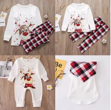 DeerFam™ Matching Family Christmas Pajama Set